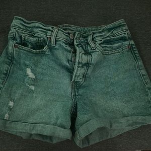 old navy high rise o.g. straight shorts